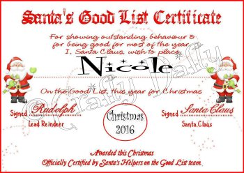 Christmas Scroll 2016 Nicole Instant Download