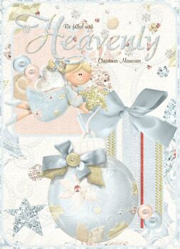 Heavenly Christmas Bauble Blue CD332