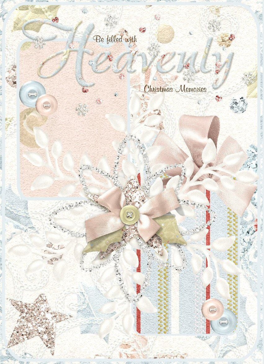 Heavenly Christmas Snowflake Pink CD350