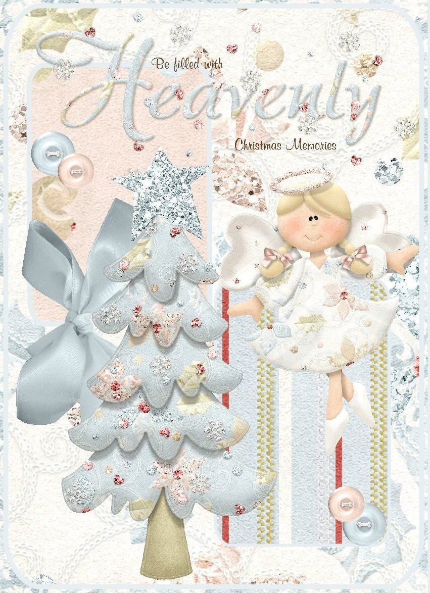 Heavenly Christmas Tree Blue CD355