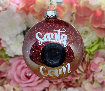 Christmas Santa Cam Bauble