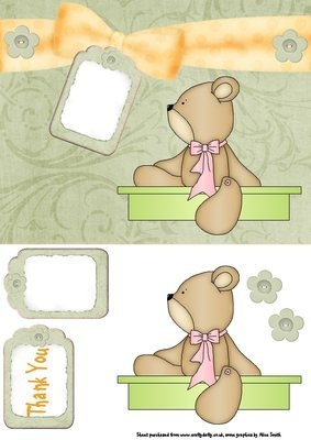 Thank You Bear 4 Instant Download