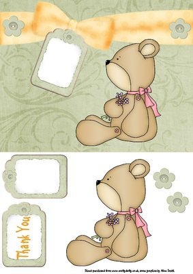 Thank You Bear 6 Instant Download