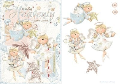 Heavenly Christmas Flock Of Angels Instant Download