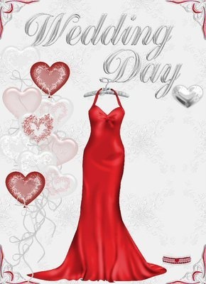 Wedding Day Red Dress CD363