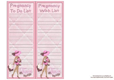 Pregnancy To Do List/Wish List Ethnic Twins 2 Instant Download