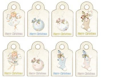 Xmas Tags 6 Instant Download