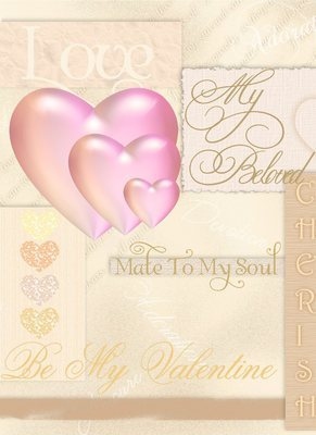 CD469 Be My Valentine Beige A4