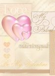 CD469 Be My Valentine Beige A4 Instant Download