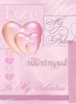 CD467 Be My Valentine Pink A4 Instant Download