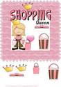 Shopping Queen Blonde Instant Download