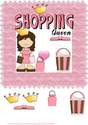 Shopping Queen Brunette Instant Download