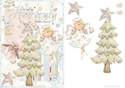Heavenly Christmas Tree Beige Instant Download