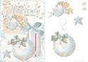 Heavenly Christmas Bauble Blue Instant Download