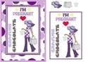 Expectant Mum Purple Ethnic Lady 5 CD383 Instant Download