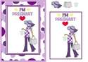 Expectant Mum Purple Ethnic Lady 4 CD385 Instant Download