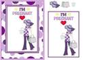 Expectant Mum Purple Lady 4 CD386 Instant Download