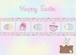 Happy Easter Pink Film Strip CD481
