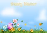 Happy Easter Blue Skies CD496