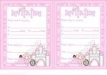 Princess Invitations Ethnic Girl Instant Download