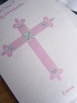 Holy Communion Pink Cross CD247