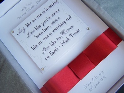 Wedding Red Bow CD555