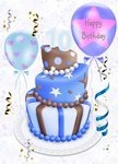 Topsy Turvy Cake Blue CD558