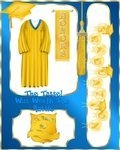 Graduation Girl Gold Gown CD586