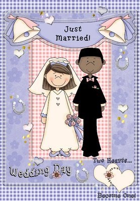 Just Married Ethnic Groom CD599