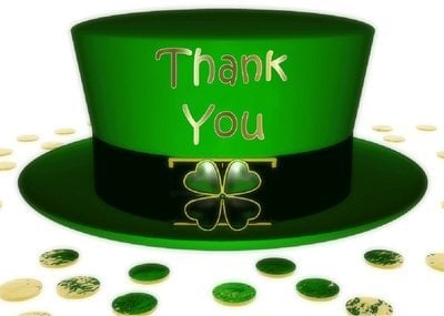 Irish Thank You CD605