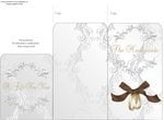 Money Envelope Wedding Rings Brown Bow Instant Download