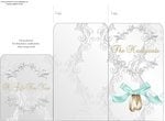 Money Envelope Wedding Rings Mint Bow Instant Download