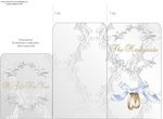 Money Envelope Wedding Rings Pale Lavender Bow Instant Download