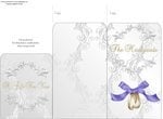 Money Envelope Wedding Rings Purple Bow Instant Download