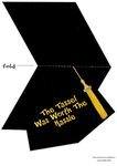 Mortar Board Shaped Card Hassel Gold Tassel Instand Download