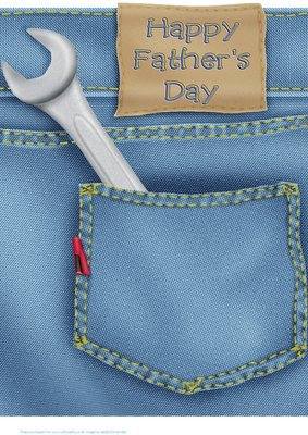 Happy Fathers Day A4 Instant Download
