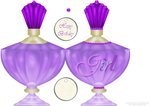 Perfume Bottle Lilac Instant Download