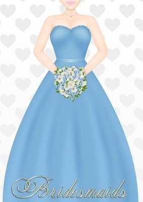 Bridesmaid Blue CD652