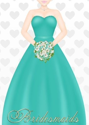 Bridesmaid Teal CD652