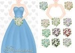 Bridesmaid Blue CD652 Instant Download