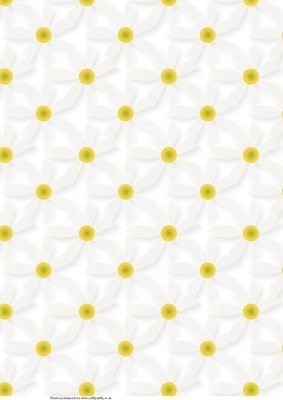 Daisy Backing Paper Instant Download