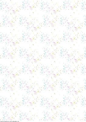 Wedding Confetti Backing Paper 2 Instant Download