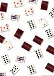 Playing Cards Backing Paper Instant Download