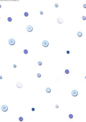 Baby Blue Buttons Paper Instant Download