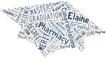 Mortar Board Word Art CD684