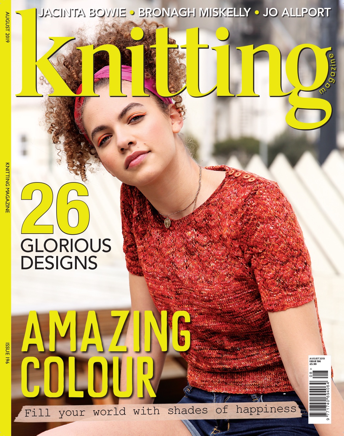 Cover of Knitting Magazine issue 196