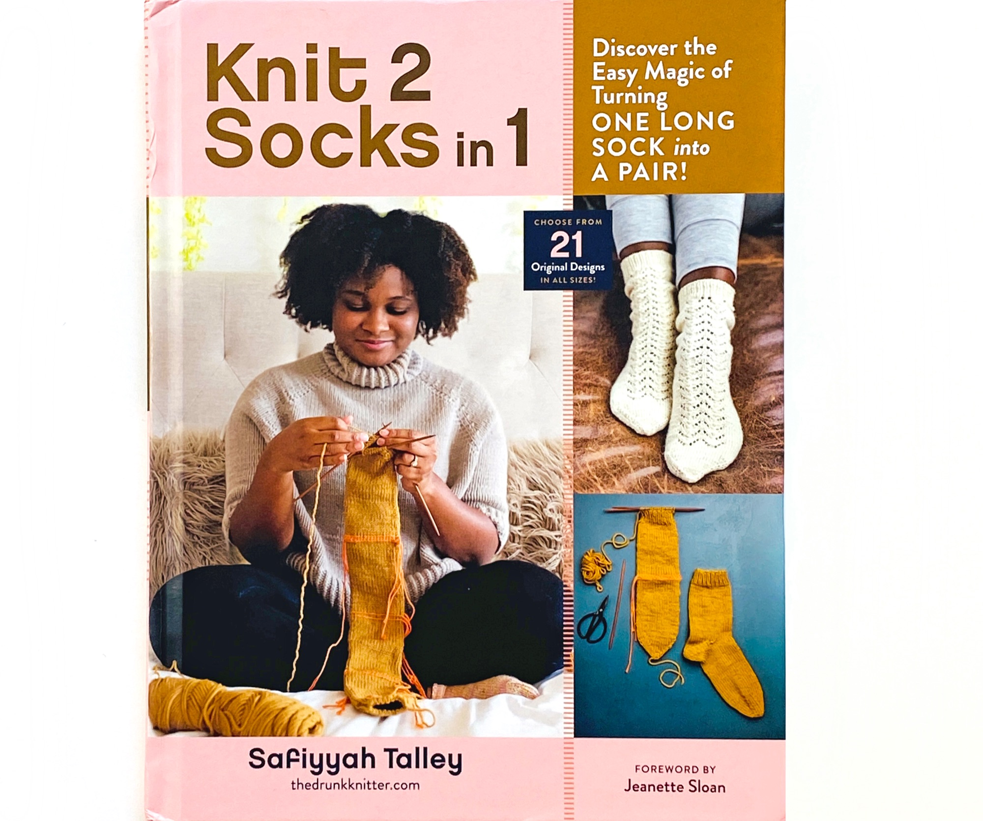 Cover of Knit 2 Socks in 1 by Safiyyah Talley