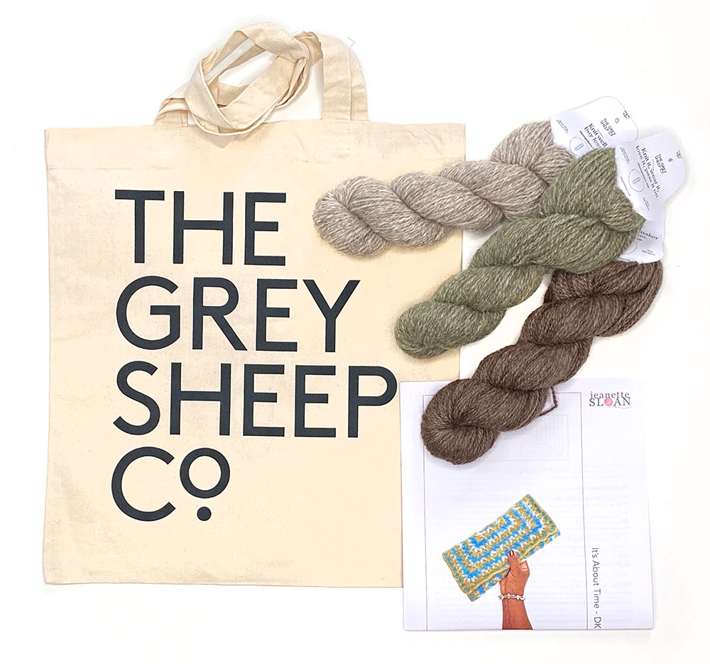 IT'S ABOUT TIME KNITTING KIT - SML              COL: IN NEUTRAL