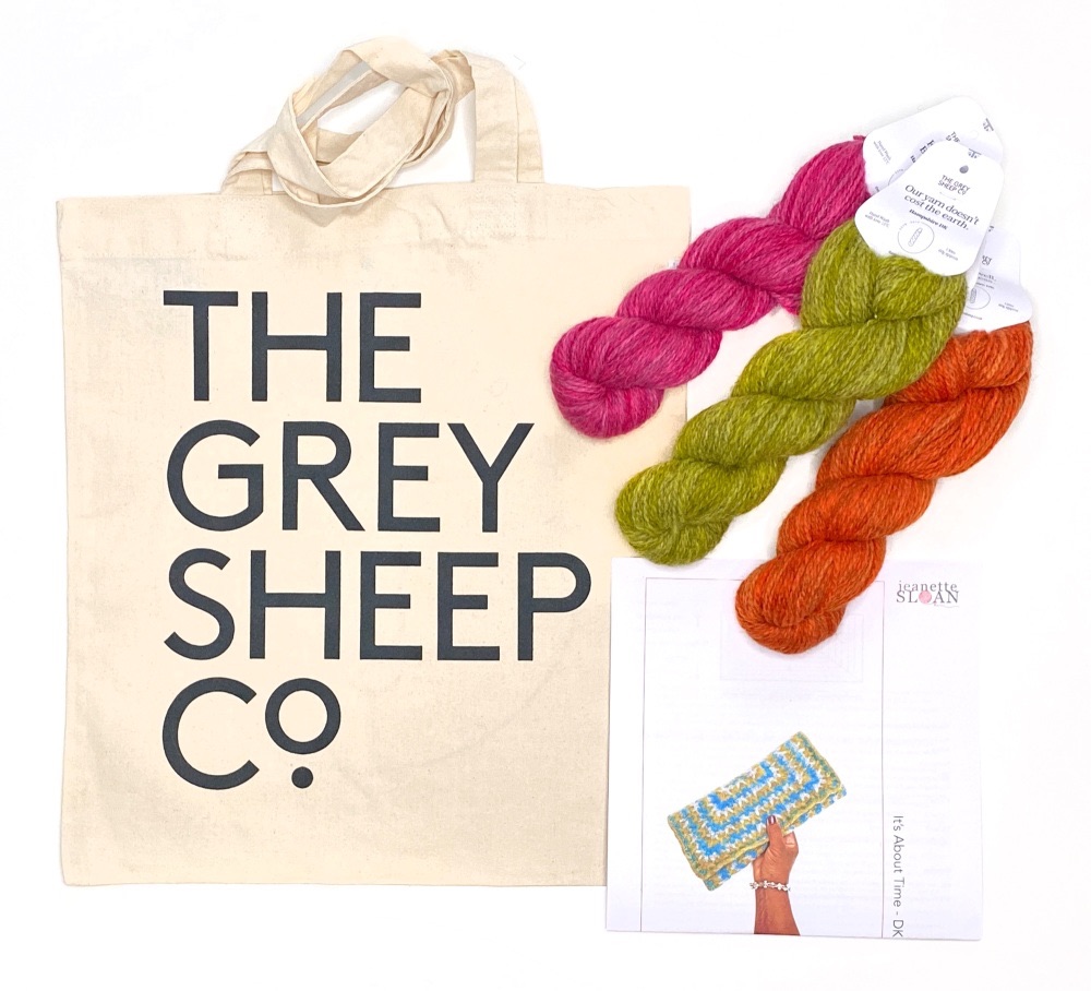 IT'S ABOUT TIME KNITTING KIT - SIZE SMALL / DK - IN YER FACE