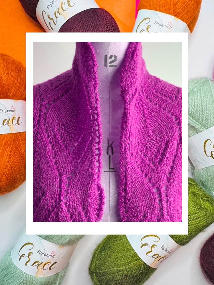 Clem's Lace Scarf Knitting Kit